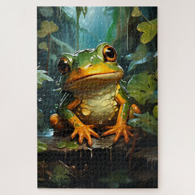 Ai Frog Art Jigsaw Puzzle (Vertical)