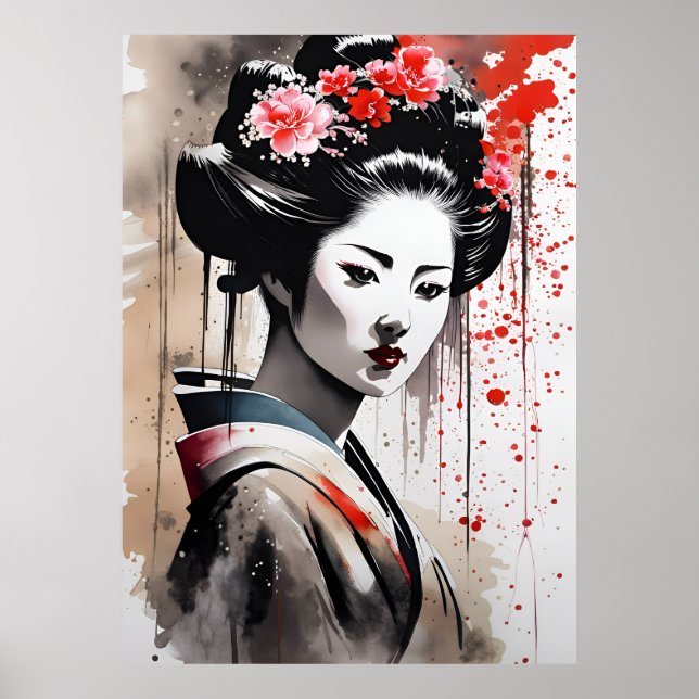 AI Geisha Poster (Front)