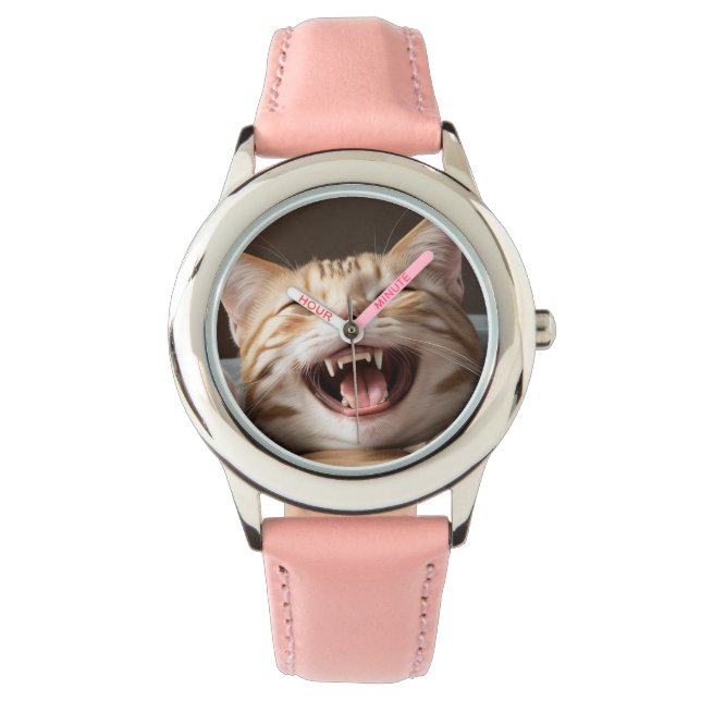 AI-Generated Cat 01 "ROTFL" Watch (Front)