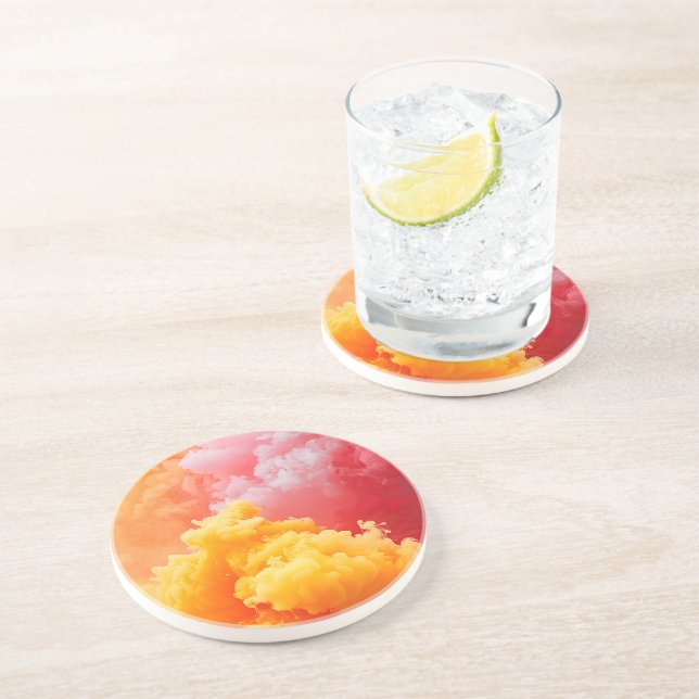 AI-Generated Coloured Thin Smoking Coaster (Side)