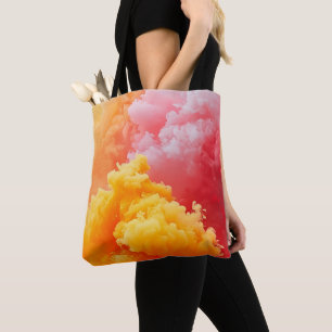 AI-Generated Coloured Thin Smoking Tote Bag