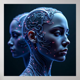 AI-Generated Cyberpunk Poster 