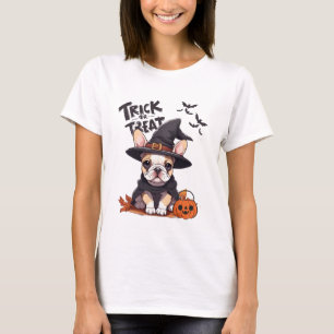 Ai Generated   French bulldog   Halloween T-Shirt