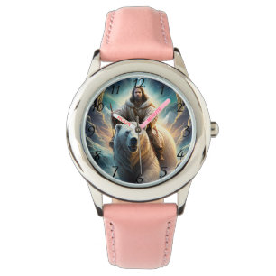 (AI Generated ) Jesus on a polar bear Watch