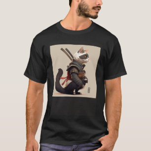 AI Generated Shinobi Cat T-Shirt