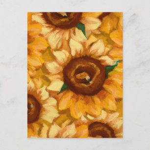 AI generated sunflowers Postcard