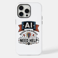 AI Genius Humour Tech Quote Design
