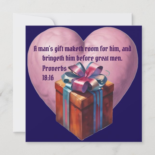 AI Gift Giving Prayer Card (Front)
