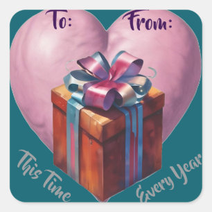 AI Gift Tags To/From Stickers