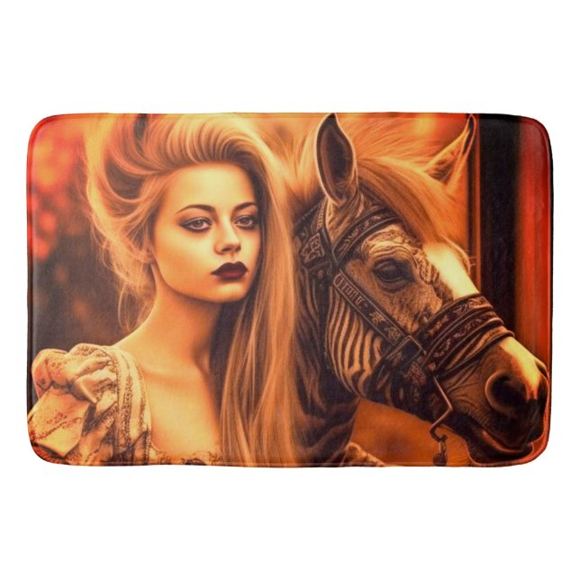 Ai Girl Bath Mat (Front)