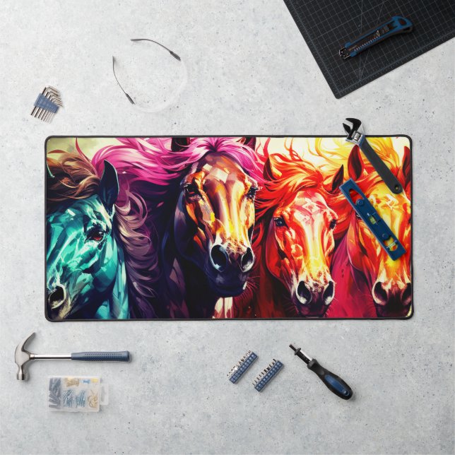 Ai Horses Desk Mat (Workstation)
