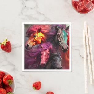 Ai Horses Napkin