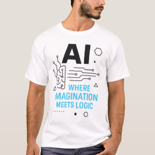 AI Imagination Meets Logic Tee   Creative Tech 