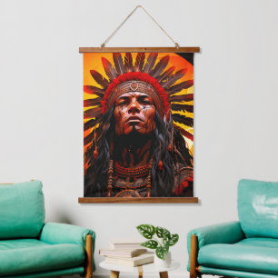 Ai Indian Artwork Hanging Tapestry