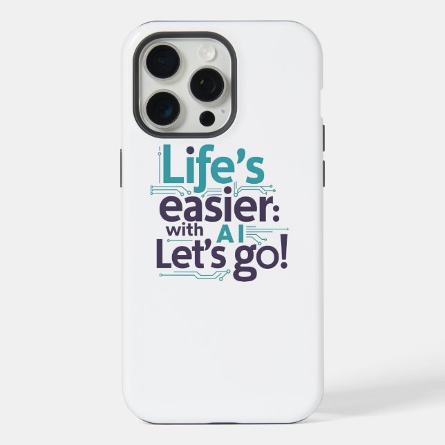 AI Life Easier Case – Effortless Daily Tech (Back)
