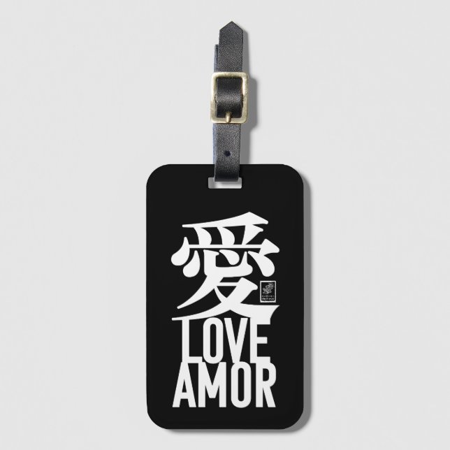 Ai. Love. Amor. Luggage Tag (Front Vertical)
