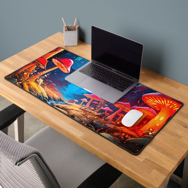 Ai Mushroom Design Desk Mat (Office 2)