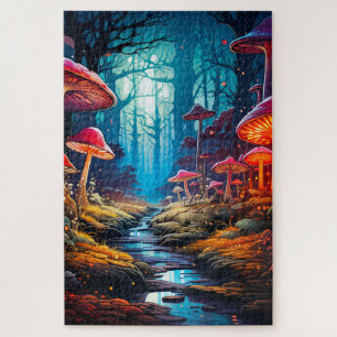 Ai Mushroom Land Jigsaw Puzzle