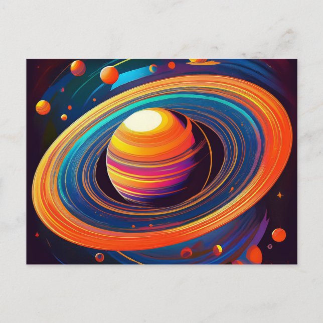 AI planet Postcard (Front)