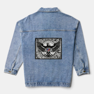 AI Postal Eagle Icon Denim Jacket