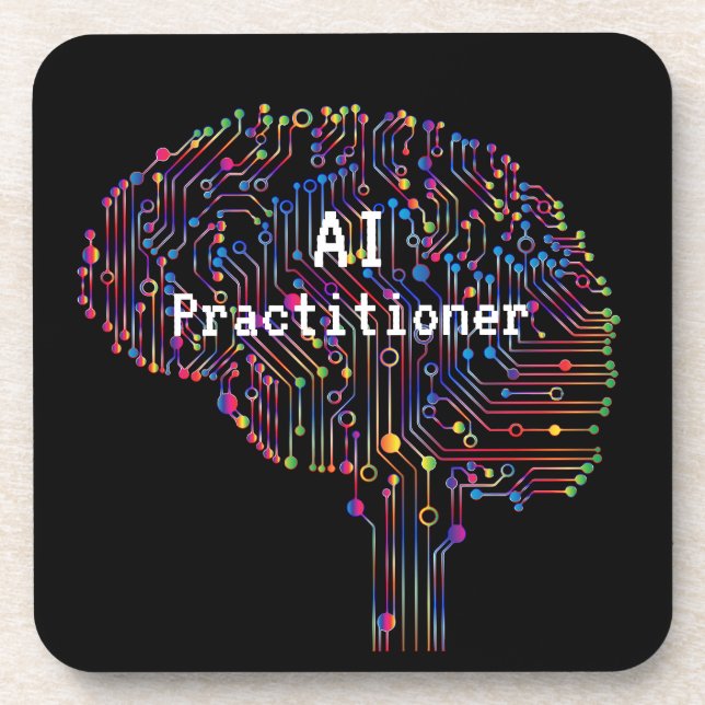 AI Practitioner of Artificial Intelligence Tech  Coaster (Front)