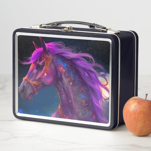 Ai Purple Horse Metal Lunch Box (In Situ)