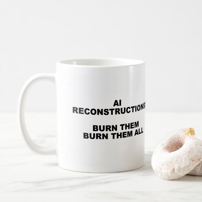 AI Reconstruction Mug (With Donut)