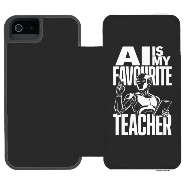 AI Revolution – The Future of Learning  Incipio iPhone Wallet Case (Folio Open)