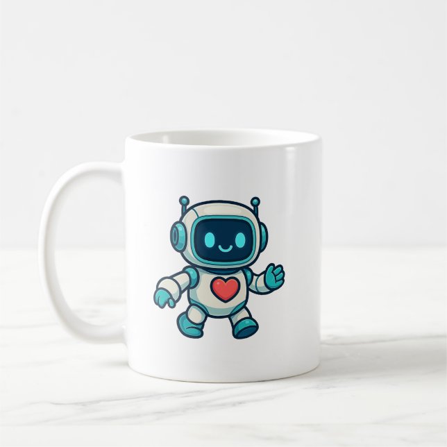 AI & Robot Characters Coffee Mug (Left)