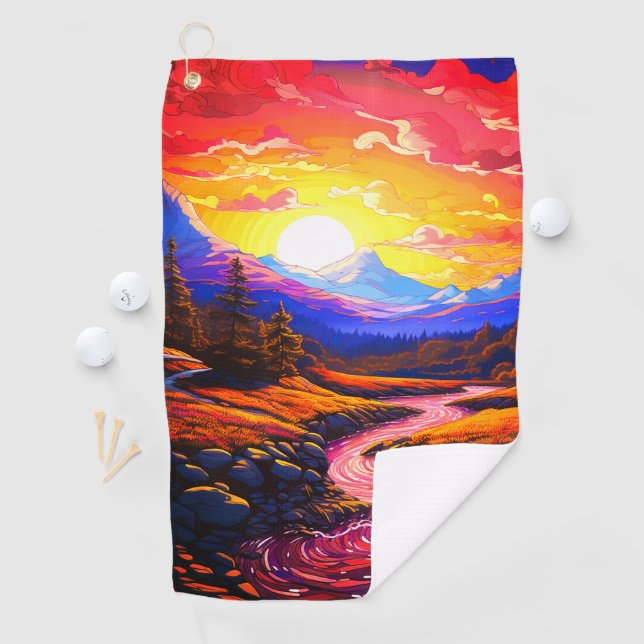 Ai Scenery Golf Towel (InSitu)