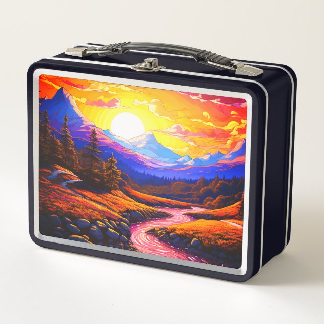 Ai Scenery Metal Lunch Box (Front)