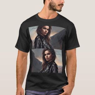 AI Shirts, Mystic Rock Muse, Enigmatic Rock Beauty T-Shirt