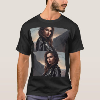AI Shirts, Mystic Rock Muse, Enigmatic Rock Beauty T-Shirt