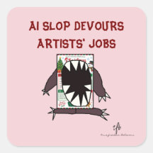 AI Slop Devours Artists' Jobs Christmas II