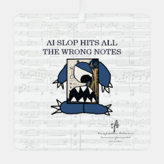 AI Slop Wrong Notes I Metal Tree Decoration