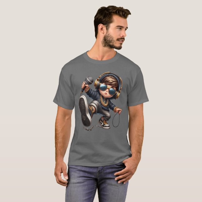 ai t-shirt futuristic tech robot design (Front Full)