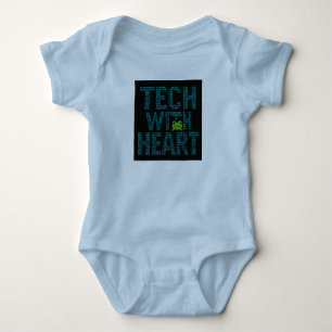 AI: Tech With Heart Frog Baby Bodysuit