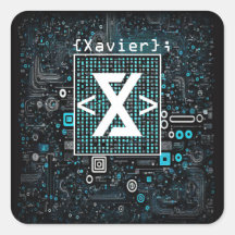 Ai - Technology - Coding Monogram - Xavier
