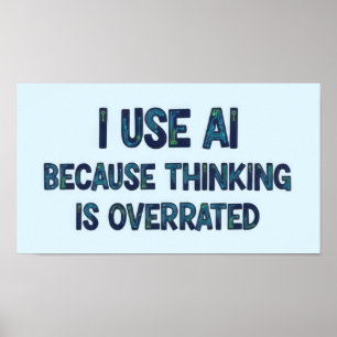 AI Text Poster
