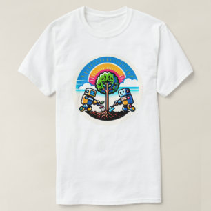 AI Tree Planter - Nature's Tech Ally T-Shirt