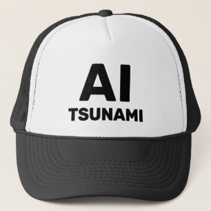 AI Tsunami™ Trucker Hat (Customize It!)