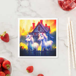 Ai Unicorns Napkin