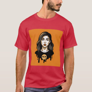 AI Woman Pic Design – The Future Meets Elegance T-Shirt