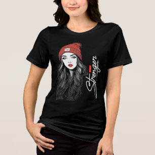 ai women t-shirt imagine Tri-Blend shirt