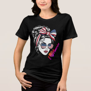 ai women t-shirt imagine Tri-Blend shirt