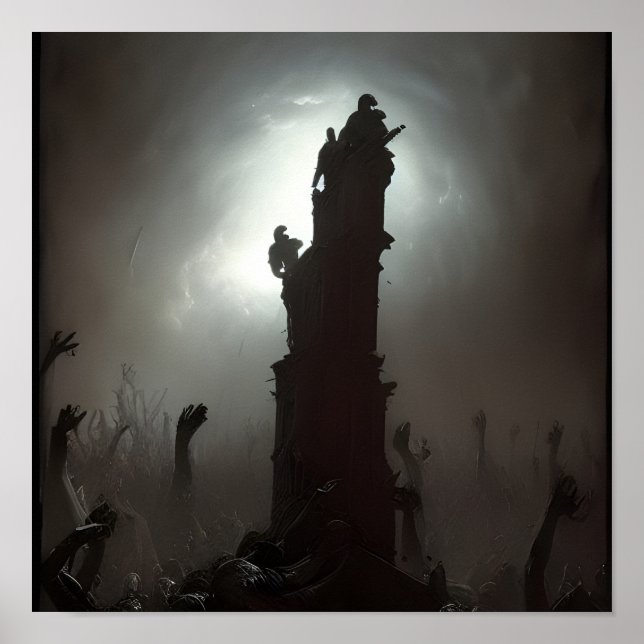 AI Zombie Outbreak #02 Poster (Front)