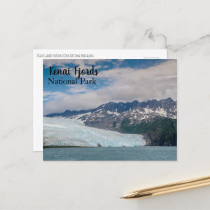 Aialik Glacier Kenai Fjords National Park Postcard