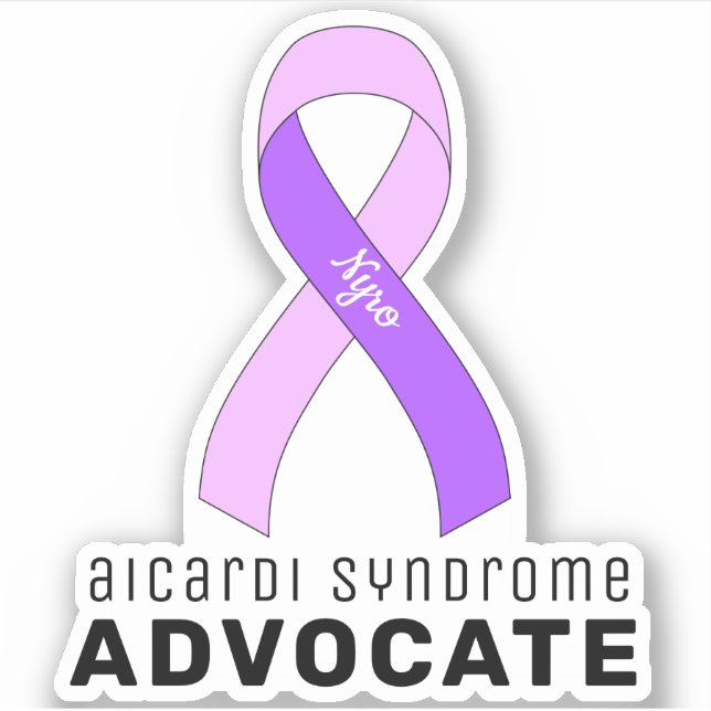 Aicardi Syndrome Advocate Vinyl Sticker (Front)