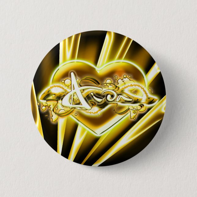 Aida 6 Cm Round Badge (Front)
