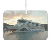 AIDAluna cruise ship anchered off Grenada island